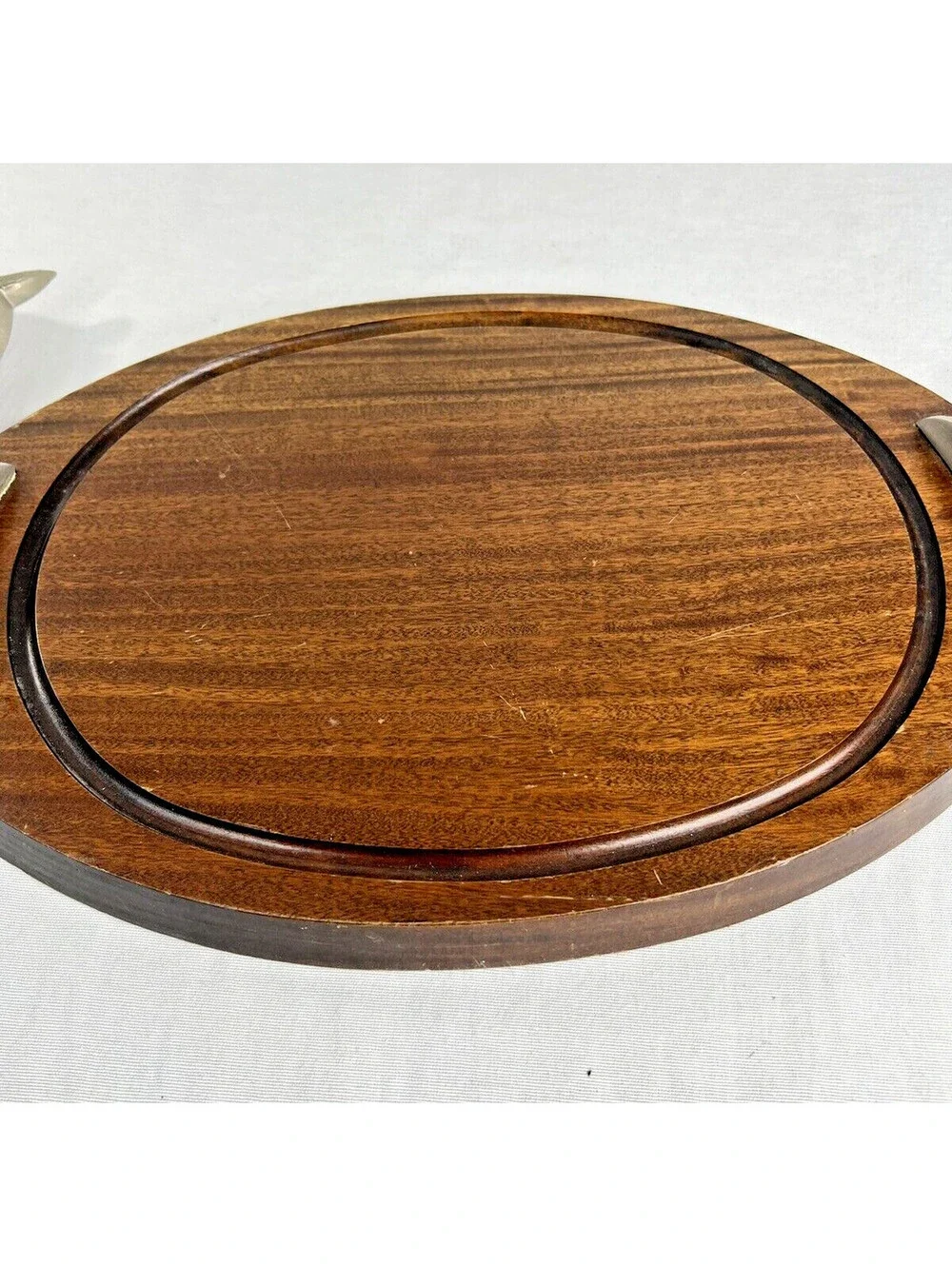 Vintage French Pheasant Wooden Cutting Board Decorative Serving Tray 10”x22”
